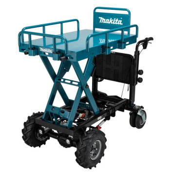 CARRETILLA 18V X2 (36V) CARGA 300KG C/PLATAFORMA
