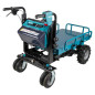 CARRETILLA 18V X2 (36V) CARGA 300KG C/PLATAFORMA
