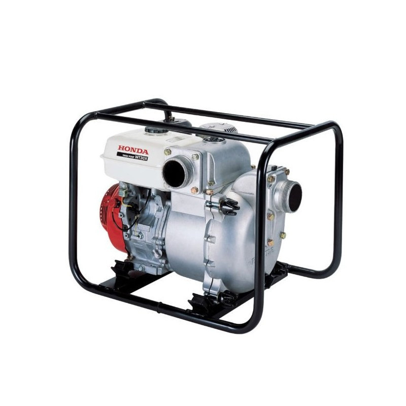 Motobomba Honda de 3" WT30X para paso de sólidos, aguas sucias